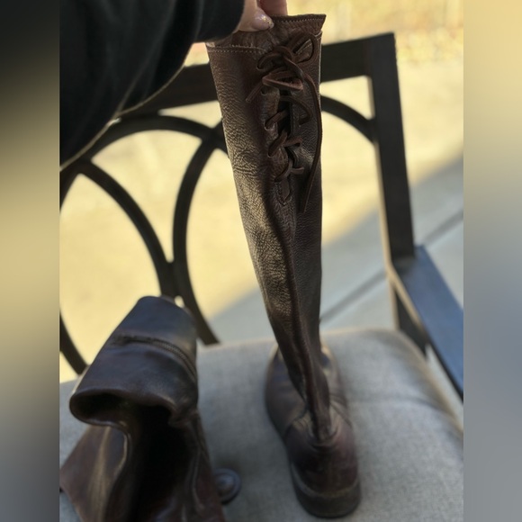 EUC BedStü Manchester Knee-High boot, size 7, Teak Rustic - Picture 7 of 9